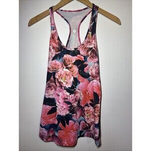 Size 4 Lululemon Racer Women’s Secret Garden Floral Singlet Tank Top Mulicolor